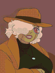 Val and Nico are at a party, with Val dressed as Enver Gortash, 
                        and Nico dressed as an extra from the music video for Tame Impala's Lost in Yesterday, 
                        sporting a yellow coat and fedora with rose tinted aviators. With them are surprise 
                        party goers Sh'r'kon and Ry'denn, dressed as Jeanne and Bayonetta respectively. 
                        Someone in the back is mentioning they found a page of the Necromancy tome in a 
                        letter or something, idk-.